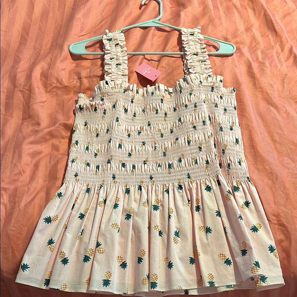 Pineapple Print tank top